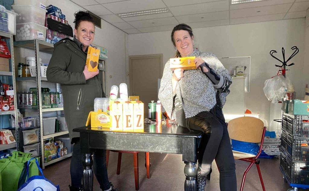 Goed gevulde boodschappentas dankzij Stichting Mensen in Nood
